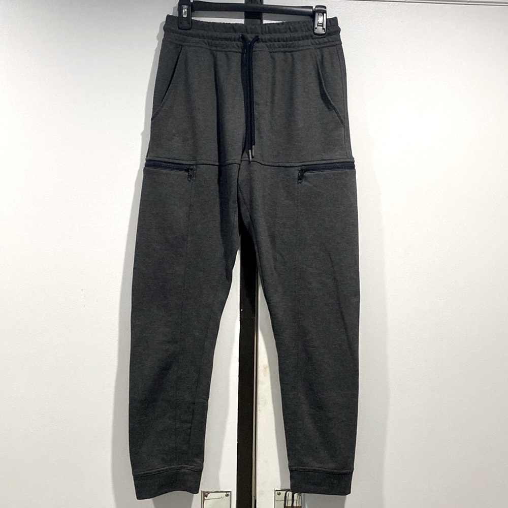 Vintage Style Under Armour 1996 Charcoal Gray 5- Pockets Sweatpants Men's Size S